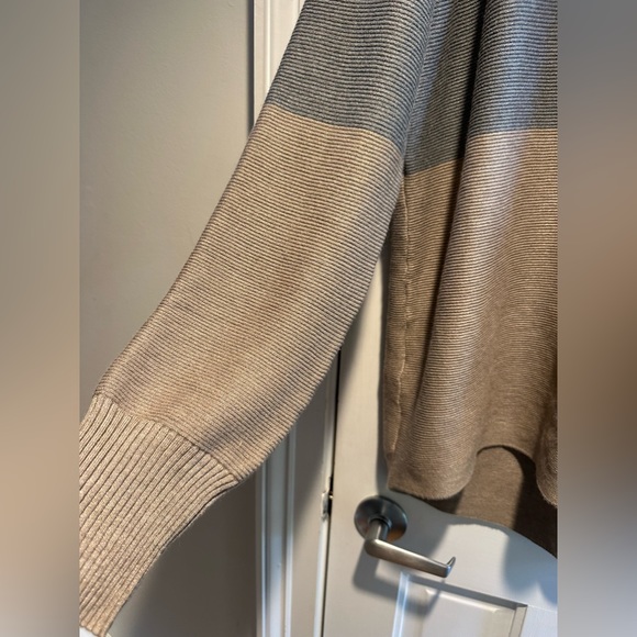 Red Cowl/Loose Turtleneck Tunic Sweater - Picture 3 of 7